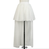 Tutu Femmes élégantes Blanc en tulle / Tutu Femmes élégantes résille Blanc / La Maison Du Déguisement