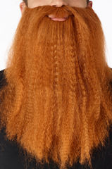 Barbe longue Rousse ondulé / Barbe long roux ondulé / La Maison Du Déguisement