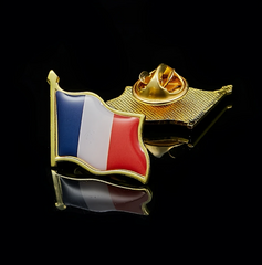 Broche France, Broche Drapeau Bleu Blanc Rouge / Broche Tricolore / La Maison Du Déguisement