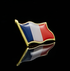 Broche France, Broche Drapeau Bleu Blanc Rouge / Broche Tricolore / La Maison Du Déguisement