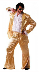 Déguisement Forever Disco Doré / Costume Disco Homme Forever Or / La Maison Du Déguisement