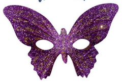 Loup Papillon Violet / Masque Papillon / La Maison du Déguisement
