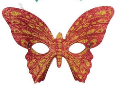 Loup Papillon Orange / Masque Papillon / La Maison du Déguisement