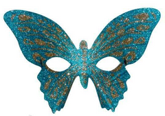 Loup Papillon Vert / Masque Papillon / La Maison du Déguisement