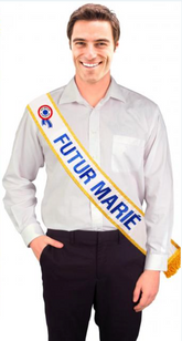 Echarpe Futur Marié / Echarpe Mister Enterrement de vie de garçon / La Maison Du déguisement