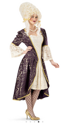 Location Déguisement Marquise Violet Luxe / Location Costume Marquise Bernadette Luxe Violet / La Maison Du Déguisement