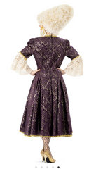 Location Déguisement Marquise Violet Luxe / Location Costume Marquise Bernadette Luxe Violet / La Maison Du Déguisement