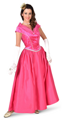 Location Déguisement Princesse Marquise Charming Rose / Location Costume Robe Princesse Victoria Rose / La Maison Du Déguisement