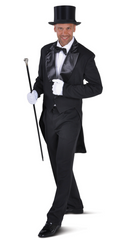 Location Déguisement Queue De Pie Cabaret Noir / Location Costume Frac Noir / La Maison Du Déguisement