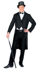 Location Déguisement Queue De Pie Broadway Noir / Location Costume Frac Cabaret Noir / La Maison Du Déguisement