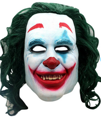 Masque Joker Avec Cheveux / Masque Super héros Joker Luxe / La Maison Du Déguisement