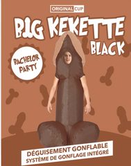 Déguisement Zizi Noir Gonflable / Costume Humoristique Adulte / Costume Gonflable Kékette Noir / La Maison Du Déguisement
