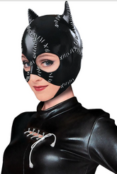 Masque Catwoman en latex / Masque Super héros Cat woman En Souple / La Maison Du Déguisement