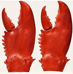Pinces de Crabe En Latex / 2 Paires de Gants en Souple Griffes de Crabe Mignon / La Maison Du Déguisement