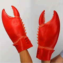 Pinces de Crabe En Latex / 2 Paires de Gants en Souple Griffes de Crabe Mignon / La Maison Du Déguisement