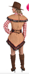 Location Déguisement Cowgirl Jessie Femme / Location Costume Robe Western Lady Adulte / La Maison Du Déguisement