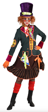 Location Déguisement Chapelier Fou Adulte / Location Costume Crazy Hatter Femme / La Maison Du Déguisement