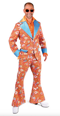 Location Déguisement Hippie Paisley Adulte / Location Costume Ensemble Disco Homme / La Maison Du Déguisement