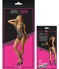 Body Résille Noir Femme / Body Dentelle Noir Adulte / La Maison Du Déguisement