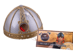 Casque Gaulois Avec Tresses / Casque Viking Avec Tresses Orange / La Maison Du Déguisement