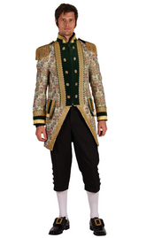 Location Déguisement Carnaval Venice Luxe Adulte / Location Costume Marquis Baroque Beige Homme / La Maison Du Déguisement