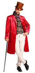 Location Déguisement Charlie et la Chocolaterie Homme / Location Costume Homme Chocolat Charlie Adulte / La Maison Du Déguisement