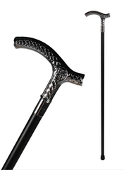 Canne De Marche Amadeus Argent / Canne Luxe De Marche En Métal Argent / La Maison Du Déguisement
