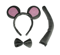 Set Souris Grise BM / Ensemble De Souris / Kit Souris BM / La Maison Du Déguisement
