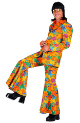 Location Déguisement Ensemble Disco Année 70s Groovy Style Adulte / Location Costume Hippie Broadwayne Homme / La Maison Du Déguisement