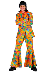 Location Déguisement Ensemble Disco Année 70s Groovy Style Adulte / Location Costume Hippie Broadwayne Homme / La Maison Du Déguisement