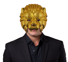 Masque VIP Or / Masque Lion Dorée / La Maison Du Déguisement