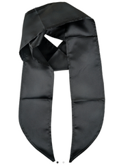 Foulard Noir / Écharpe en Satin Noir / La Maison Du Déguisement