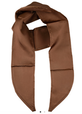 Foulard Marron / Écharpe en Satin Marron / La Maison Du Déguisement