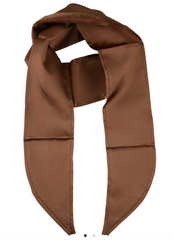 Foulard Marron / Écharpe en Satin Marron / La Maison Du Déguisement