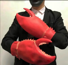 Pinces de Crabe En Latex / 2 Paires de Gants en Souple Griffes de Crabe Mignon / La Maison Du Déguisement