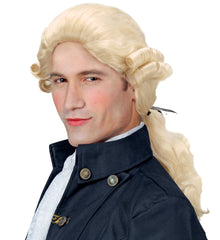 Perruque Marquis Coloniale Blonde / Perruque Marquis Comte Alphonse / La Maison Du Déguisement