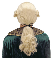 Perruque Marquis Coloniale Blonde / Perruque Marquis Comte Alphonse / La Maison Du Déguisement