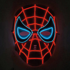 Masque LED Spiderman Lumineux / Masque Spider-Man Led Coloré / La Maison Du Déguisement