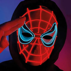 Masque LED Spiderman Lumineux / Masque Spider-Man Led Coloré / La Maison Du Déguisement