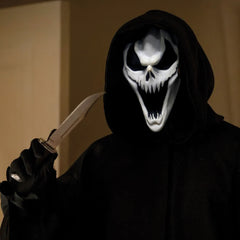 Masque Latex Crâne Noir / Masque Souple Dark Skull Luxe / La Maison Du Déguisement