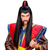 Perruque de Samouraï Noir / Perruque SamouraÏ Japonais longue / La Maison Du Déguisement