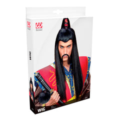 Perruque de Samouraï Noir / Perruque SamouraÏ Japonais longue / La Maison Du Déguisement