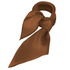 Foulard Marron / Écharpe en Satin Marron / La Maison Du Déguisement