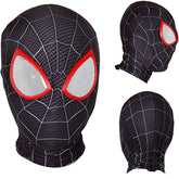 Masque Spiderman Noir Luxe / Cagoule Super Héros Spiderman Luxe / La Maison Du Déguisement