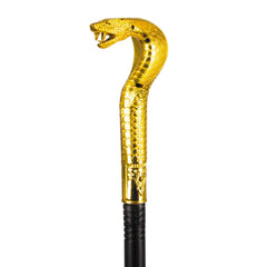 Bâton Egyptien / Sceptre Pharaon Amovible / Canne Cobra Or / La Maison Du Déguisement