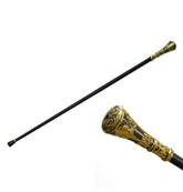 Canne Baroque Or En Métal / Canne Luxe Baroque En Métal Doré / La Maison Du Déguisement