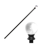 Canne En Métal Boule de Cristal Luxe / Canne En Métal Maléfique Luxe / La Maison Du Déguisement