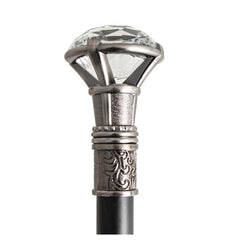 Canne Métal Pommeau Diamant Luxe / Canne Luxe Diamant / La Maison Du Déguisement