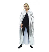 Cape Argent métallisée avec Col / Cape avec Col Argent / La Maison Du Déguisement