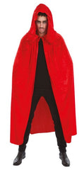 Cape Capuche velours Rouge Luxe / Cape avec capuche velours Rouge luxe / La Maison Du Déguisement